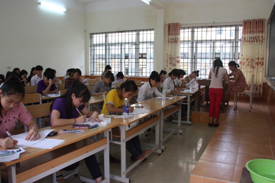 Thí sinh hào hứng với đề thi cao đẳng ảnh 3